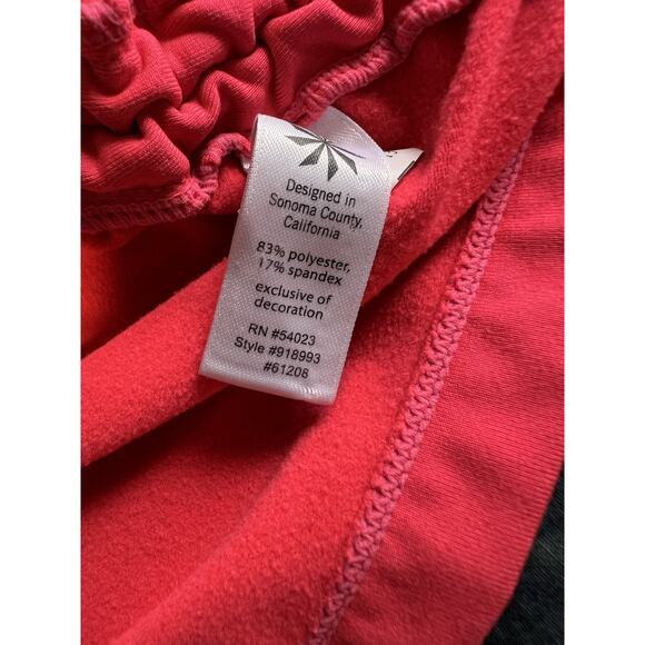 Athleta Women's 1/2 Zip Pullover Size Small Breathable Thumb Holes Pink Coral - Picture 9 of 10